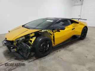 2020 Lamborghini Huracan z VIN ZHWUF5ZF1LLA15429, wystawiony jako Copart lot #84735034 z przebiegiem 30 209 mil mil oraz Szkody całkowita. Historia ofert i sprzedaży dostępna na DreamBid. Obrazek 1.