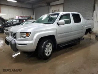 2007 Honda Ridgeline RTS with VIN 2HJYK16497H546990, listed as a Copart auction lot 43242945 with 107,038 mi miles and Salvage Title. Bid and sale history available at carsss.com. Image 1.