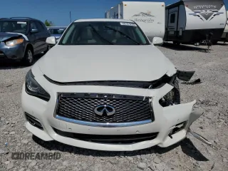 2015 Infiniti Q50 Premium with VIN JN1BV7AR9FM392349, listed as a Copart auction lot 59121255 with 104,199 mi miles and Salvage title. Bid and sale history available at DreamBid. Image 5.