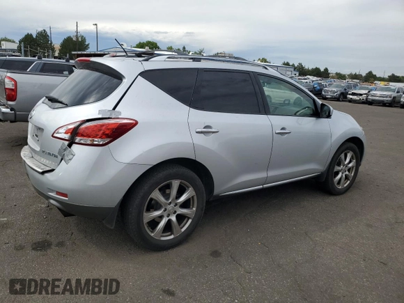 2013 Nissan Murano LE with VIN JN8AZ1MUXDW207581, listed as a Copart auction lot 71551664 with 176,905 mi miles and Salvage Title. Bid and sale history available at carsss.com. Image 3.