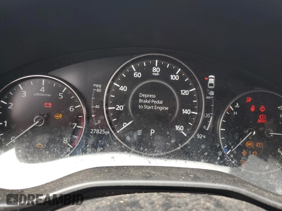 2019 Mazda Mazda3 Hatchback w/Preferred Pkg with VIN JM1BPBMM8K1137763, listed as a Copart auction lot 71498474 with 27,825 mi miles and Salvage Title. Bid and sale history available at carsss.com. Image 9.