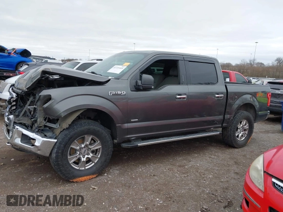 2015 Ford F-150 XLT with VIN 1FTEW1EG7FKE80275, listed as a IAAI auction lot 41721445 with 145,284 mi miles. Bid and sale history available at carsss.com. Image 14.