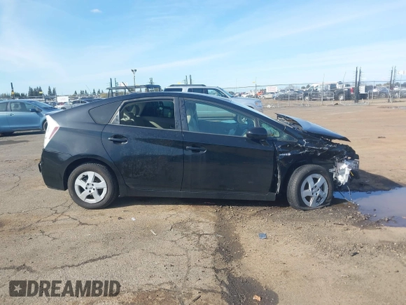 2011 Toyota Prius I with VIN JTDKN3DU9B0302351, listed as a IAAI auction lot 41833063 with 93,635 mi miles. Bid and sale history available at carsss.com. Image 13.
