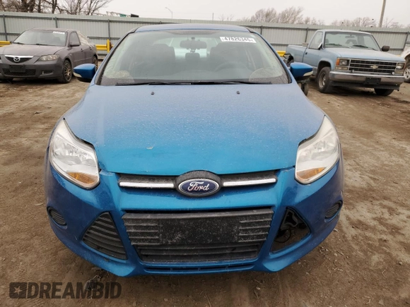2014 Ford Focus SE with VIN 1FADP3F24EL406933, listed as a Copart auction lot 47826345 with 115,310 mi miles and Salvage Title. Bid and sale history available at carsss.com. Image 5.