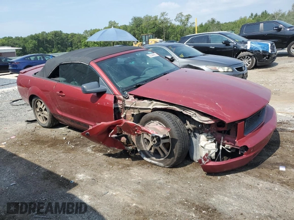2007 Ford Mustang Deluxe with VIN 1ZVFT84N275255121, listed as a Copart auction lot 62544695 with 201,917 mi miles and Clean title. Bid and sale history available at DreamBid. Image 4.