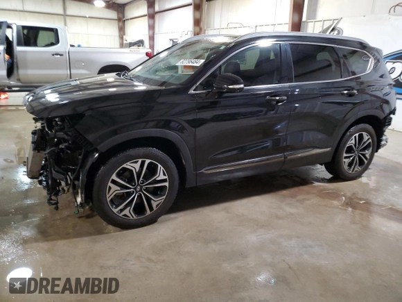 2019 Hyundai Santa Fe Ultimate with VIN 5NMS53AA4KH118316, listed as a Copart auction lot 82796484 with 66,805 mi miles and Salvage Title. Bid and sale history available at carsss.com. Image 1.
