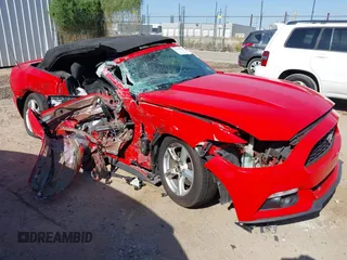 2015 Ford Mustang V6 with VIN 1FATP8EM4F5400454, listed as a IAAI auction lot 42548282 with 129,087 mi miles and . Bid and sale history available at DreamBid. Image 1.