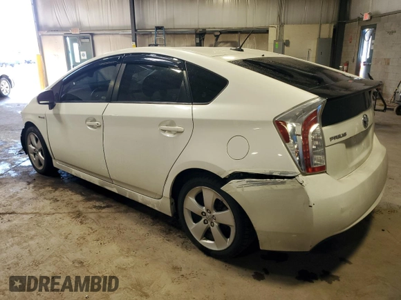 2013 Toyota Prius One with VIN JTDKN3DU2D5598707, listed as a Copart auction lot 53676085 with 171,732 mi miles and Salvage Title. Bid and sale history available at DreamBid. Image 2.