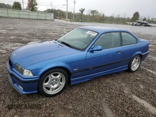 1999 BMW 3 Series M3 with VIN WBSBG9338XEY83138, listed as a Copart auction lot 75429934 with 123,296 mi miles and Salvage Title. Bid and sale history available at carsss.com. Image 1.