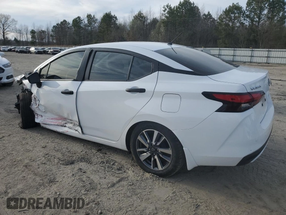 2024 Nissan Versa S with VIN 3N1CN8DV2RL819291, listed as a Copart auction lot 49752265 with 35,509 mi miles and Salvage Title. Bid and sale history available at DreamBid. Image 2.