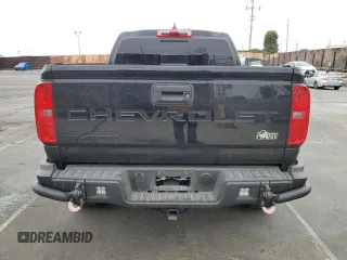 2021 Chevrolet Colorado 4WD ZR2 with VIN 1GCGTEEN3M1293299, listed as a Copart auction lot 59809995 with 21,890 mi miles and Salvage title. Bid and sale history available at DreamBid. Image 6.