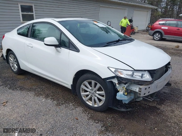 2012 Honda Civic Cpe EX with VIN 2HGFG3B86CH504886, listed as a IAAI auction lot 41997437 with 137,725 mi miles. Bid and sale history available at carsss.com. Image 1.