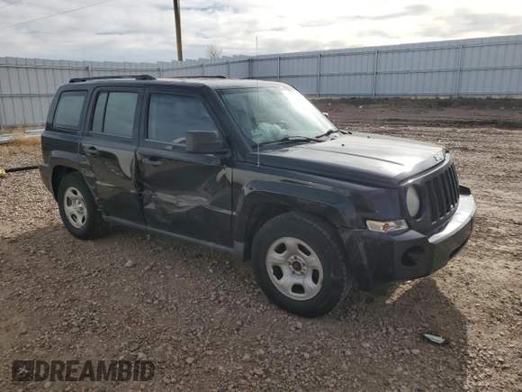 2008 Jeep Patriot Sport with VIN 1J8FF28W18D710437, listed as a Copart auction lot 45663715 with 220,999 mi miles and Salvage title. Bid and sale history available at DreamBid. Image 4.