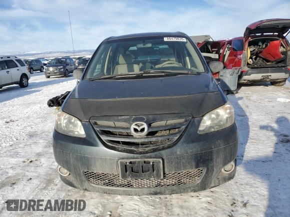 2004 Mazda MPV LX with VIN JM3LW28A640524691, listed as a Copart auction lot 88479835 with 188,413 mi miles and Clean Title. Bid and sale history available at carsss.com. Image 5.