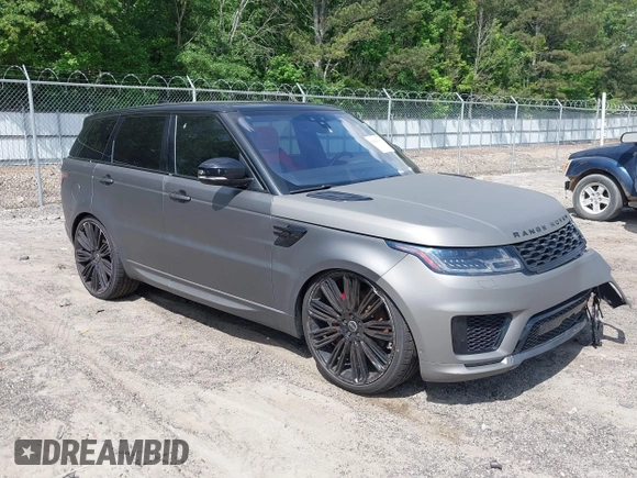 2018 Land Rover Range Rover Sport HSE Dynamic with VIN SALWV2SV8JA807970, listed as a IAAI auction lot 42183191 with 90,829 mi miles and . Bid and sale history available at DreamBid. Image 1.