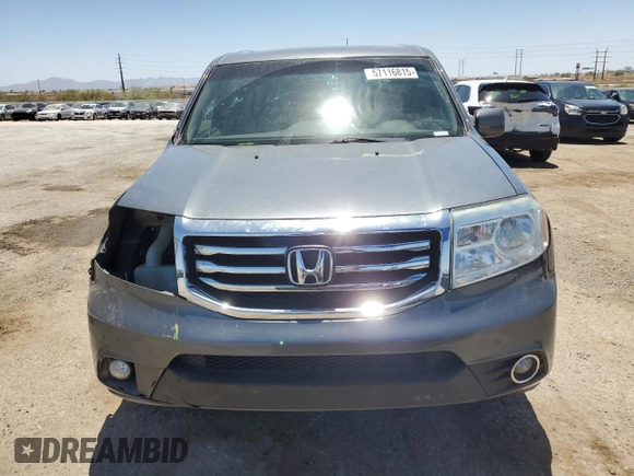 2012 Honda Pilot EX-L with VIN 5FNYF3H58CB037421, listed as a Copart auction lot 57116815 with 194,624 mi miles and Salvage title. Bid and sale history available at DreamBid. Image 5.