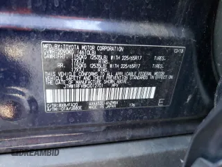 2019 Toyota RAV4 XLE with VIN JTMW1RFV8KD012701, listed as a Copart auction lot 54642105 with 25,747 mi miles and Salvage Title. Bid and sale history available at carsss.com. Image 12.