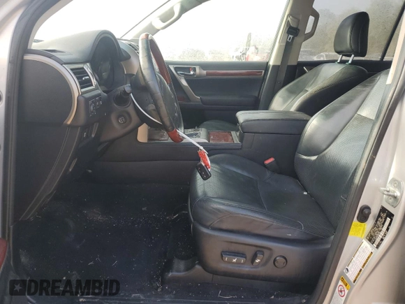 2012 Lexus GX 460 with VIN JTJBM7FX0C5049522, listed as a Copart auction lot 50019585 with 117,871 mi miles and Salvage Title. Bid and sale history available at carsss.com. Image 7.