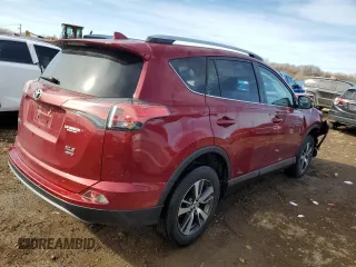 2018 Toyota RAV4 XLE with VIN 2T3RFREV0JW725903, listed as a Copart auction lot 48519955 with 55,056 mi miles and Salvage Title. Bid and sale history available at DreamBid. Image 3.