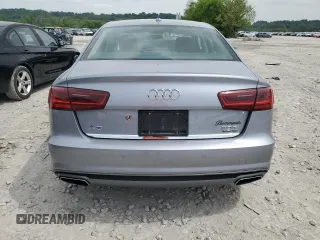 2016 Audi A6 Premium Plus with VIN WAUGFAFC0GN069558, listed as a Copart auction lot 57051425 with Not provided miles and Salvage title. Bid and sale history available at DreamBid. Image 6.