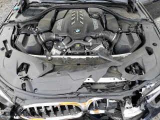 2019 BMW 8 Series M850i xDrive with VIN WBAFY4C58KBX39395, listed as a Copart auction lot 74088834 with 27,413 mi miles and Salvage Title. Bid and sale history available at carsss.com. Image 12.