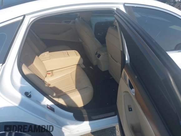 2018 Genesis G80 3.8L with VIN KMHGN4JE5JU234464, listed as a IAAI auction lot 42475378 with 86,243 mi miles and . Bid and sale history available at DreamBid. Image 8.
