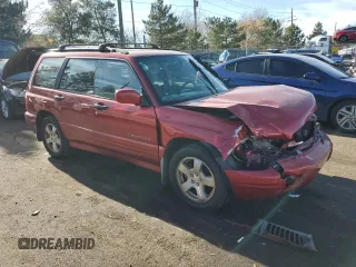 2001 Subaru Forester S w/Premium Pkg with VIN JF1SF65671H749135, listed as a Copart auction lot 83411494 with 200,879 mi miles and Salvage Title. Bid and sale history available at carsss.com. Image 4.