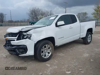 2021 Chevrolet Colorado 2WD LT with VIN 1GCHSCEA2M1223253, listed as a IAAI auction lot 41941342 with 50,755 mi miles. Bid and sale history available at carsss.com. Image 2.