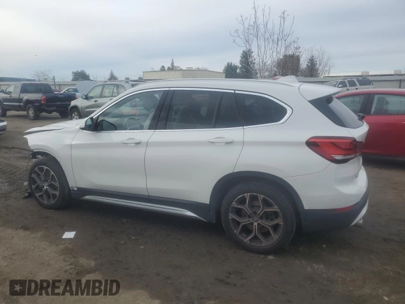 2021 BMW X1 sDrive28i with VIN WBXJG7C00M5T35260, listed as a Copart auction lot 36965303 with 36,163 mi miles. Bid and sale history available at carsss.com. Image 2.