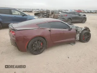 2016 Chevrolet Corvette Z51 3LT z VIN 1G1YL2D72G5107702, wystawiony jako Copart lot #44416585 z przebiegiem 59 598 mil mil oraz Szkoda całkowita • Salvage title. Historia ofert i sprzedaży dostępna na DreamBid. Obrazek 3.