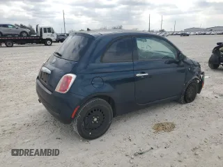 2014 FIAT 500 Pop with VIN 3C3CFFAR2ET184979, listed as a Copart auction lot 44403835 with 51,419 mi miles and Salvage Title. Bid and sale history available at carsss.com. Image 3.