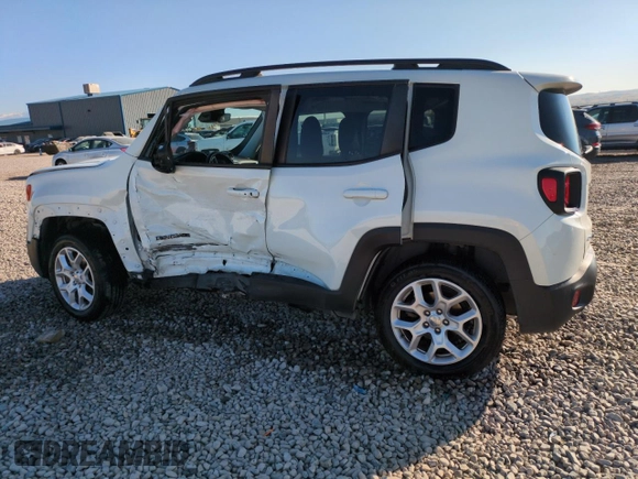 2018 Jeep Renegade Latitude with VIN ZACCJBBB0JPH11875, listed as a Copart auction lot 46358685 with 50,819 mi miles and Salvage title. Bid and sale history available at DreamBid. Image 2.