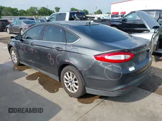 2016 Ford Fusion S with VIN 3FA6P0G7XGR351474, listed as a IAAI auction lot 41947455 with 135,697 mi miles. Bid and sale history available at carsss.com. Image 3.