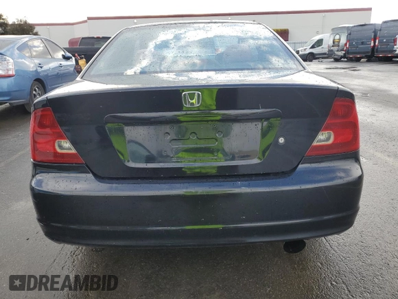 2003 Honda Civic EX with VIN 1HGEM21933L025093, listed as a Copart auction lot 45384705 with 203,105 mi miles and Non Repairable. Bid and sale history available at DreamBid. Image 6.