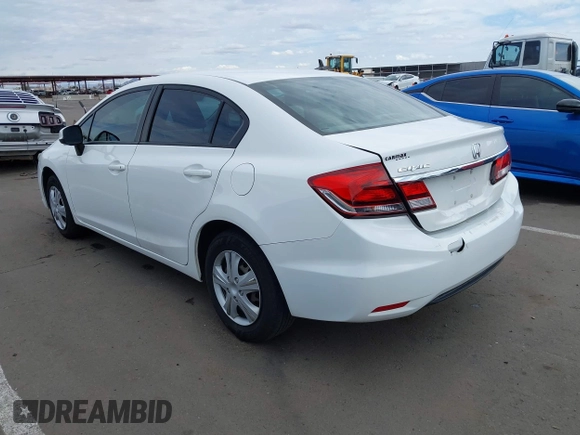2013 Honda Civic LX with VIN 19XFB2F58DE093155, listed as a IAAI auction lot 41784537 with 138,934 mi miles and . Bid and sale history available at DreamBid. Image 3.