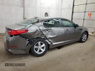 2015 Kia Optima LX with VIN 5XXGM4A78FG414351, listed as a Copart auction lot 52863865 with 104,518 mi miles and Salvage Title. Bid and sale history available at carsss.com. Image 3.