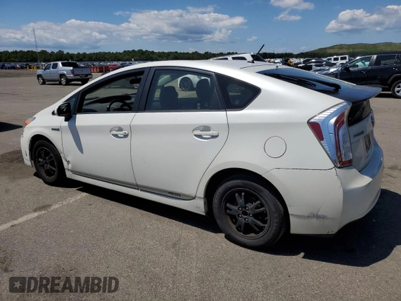 2013 Toyota Prius One with VIN JTDKN3DU4D5692524, listed as a Copart auction lot 66144315 with 259,467 mi miles and Clean title. Bid and sale history available at DreamBid. Image 2.