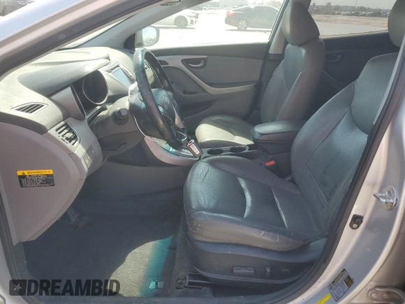 2013 Hyundai Elantra Limited with VIN KMHDH4AE4DU556768, listed as a Copart auction lot 47964085 with 180,594 mi miles and Clean Title. Bid and sale history available at carsss.com. Image 7.