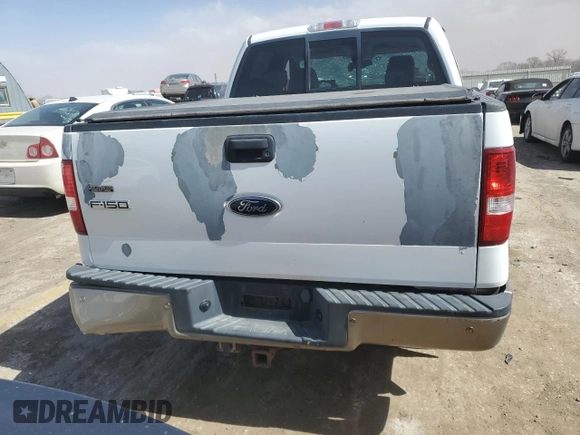 2004 Ford F-150 XLT with VIN 1FTPW14584KC17718, listed as a Copart auction lot 48585335 with 230,977 mi miles and Salvage Title. Bid and sale history available at carsss.com. Image 6.