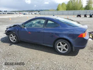 2002 Acura RSX Manual with VIN JH4DC53892C030685, listed as a Copart auction lot 54109295 with 288,737 mi miles and Salvage Title. Bid and sale history available at carsss.com. Image 2.