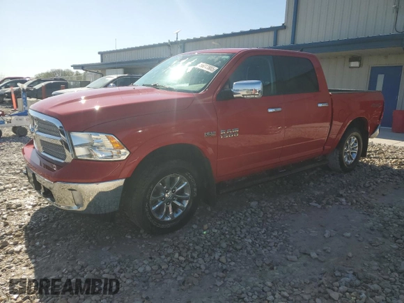 2018 Ram 1500 Big Horn with VIN 1C6RR7LTXJS167989, listed as a Copart auction lot 56012885 with 106,623 mi miles and Clean title. Bid and sale history available at DreamBid. Image 1.