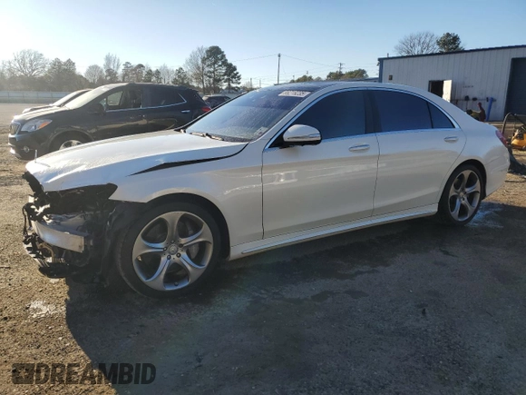 2016 Mercedes-Benz S 550 with VIN WDDUG8CB0GA230317, listed as a Copart auction lot 88218235 with 89,540 mi miles and Salvage Title. Bid and sale history available at carsss.com. Image 1.