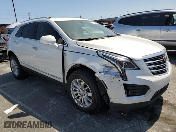 2018 Cadillac XT5 AWD with VIN 1GYKNBRS0JZ128529, listed as a Copart auction lot 62418835 with 50,051 mi miles and Salvage title. Bid and sale history available at DreamBid. Image 4.