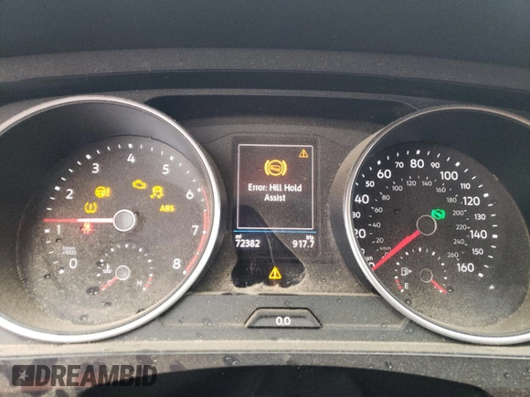 2019 Volkswagen Tiguan SE with VIN 3VV2B7AX2KM201195, listed as a Copart auction lot 52821335 with 72,382 mi miles and Salvage Title. Bid and sale history available at DreamBid. Image 9.