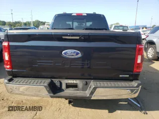 2021 Ford F-150 XL with VIN 1FTFX1E88MKD05444, listed as a Copart auction lot 71669704 with 35,779 mi miles and Salvage title. Bid and sale history available at DreamBid. Image 6.