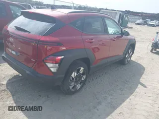 2024 Hyundai Kona SEL with VIN KM8HBCAB3RU106748, listed as a IAAI auction lot 42126099 with 25,166 mi miles and . Bid and sale history available at carsss.com. Image 4.
