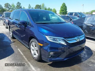 2019 Honda Odyssey EX-L with VIN 5FNRL6H78KB096922, listed as a IAAI auction lot 42008685 with 116,723 mi miles and . Bid and sale history available at DreamBid. Image 1.