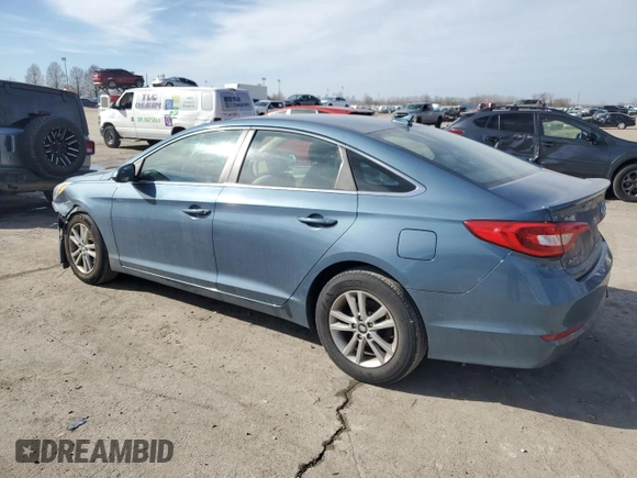 2017 Hyundai Sonata 2.4L with VIN 5NPE24AF6HH519756, listed as a Copart auction lot 43437625 with 98,397 mi miles and Salvage Title. Bid and sale history available at carsss.com. Image 2.