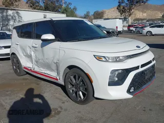 2021 Kia Soul GT-Line with VIN KNDJ63AU8M7745713, listed as a IAAI auction lot 41403799 with 87,562 mi miles and . Bid and sale history available at DreamBid. Image 1.