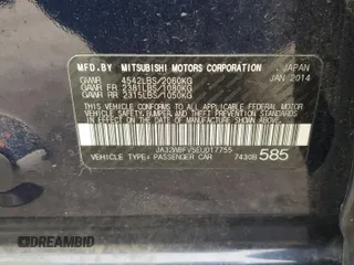 2014 Mitsubishi Lancer Evolution GSR with VIN JA32W8FV5EU017755, listed as a Copart auction lot 47308485 with 143,912 mi miles and Clean Title. Bid and sale history available at carsss.com. Image 14.